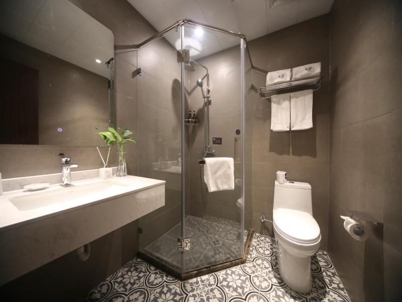 Gma Hotel Shanghai Wuning Road Zhenping Road Metro Station Dış mekan fotoğraf