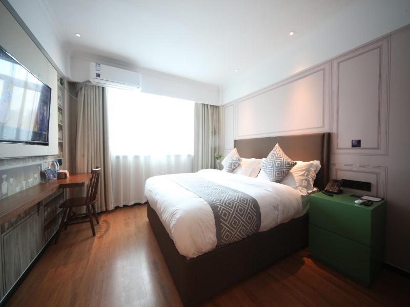 Gma Hotel Shanghai Wuning Road Zhenping Road Metro Station Dış mekan fotoğraf